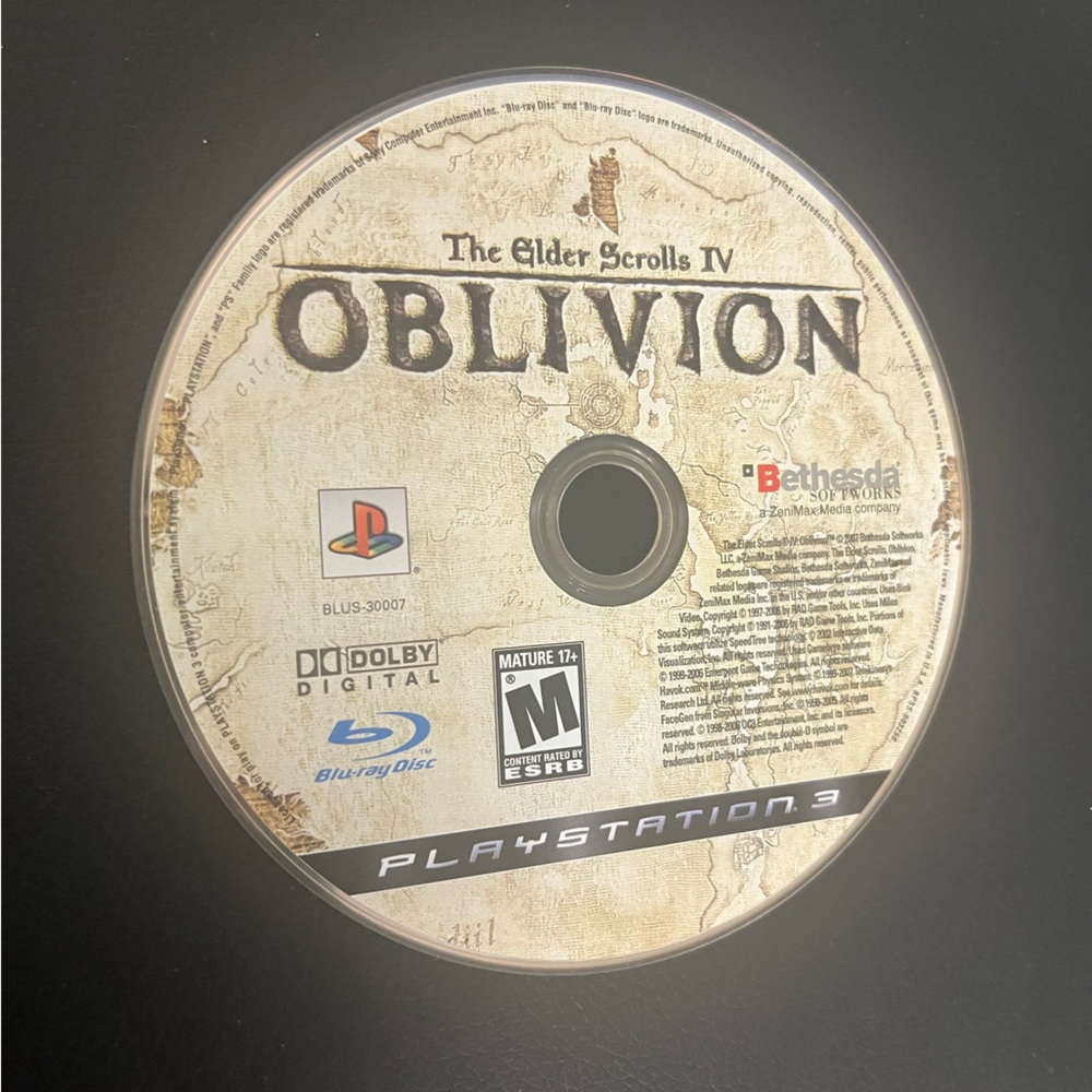 The Elder Scrolls IV: Oblivion for PlayStation 3 PS3 Game